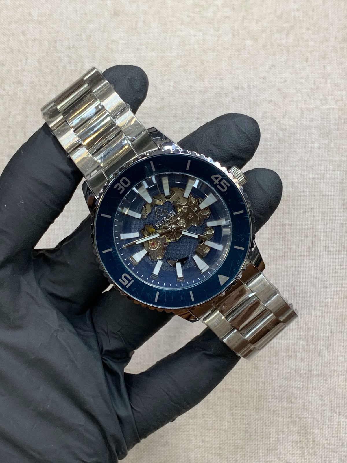 Men watch