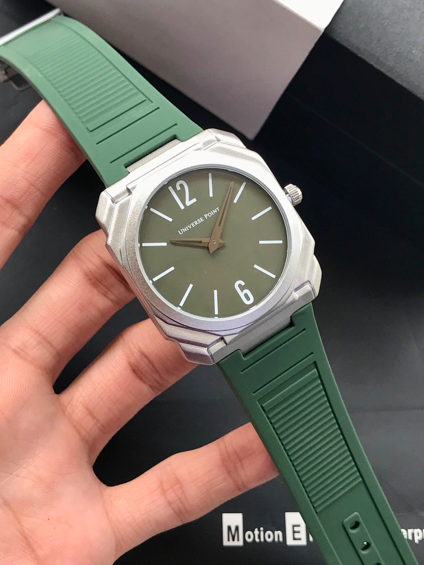 Men watch