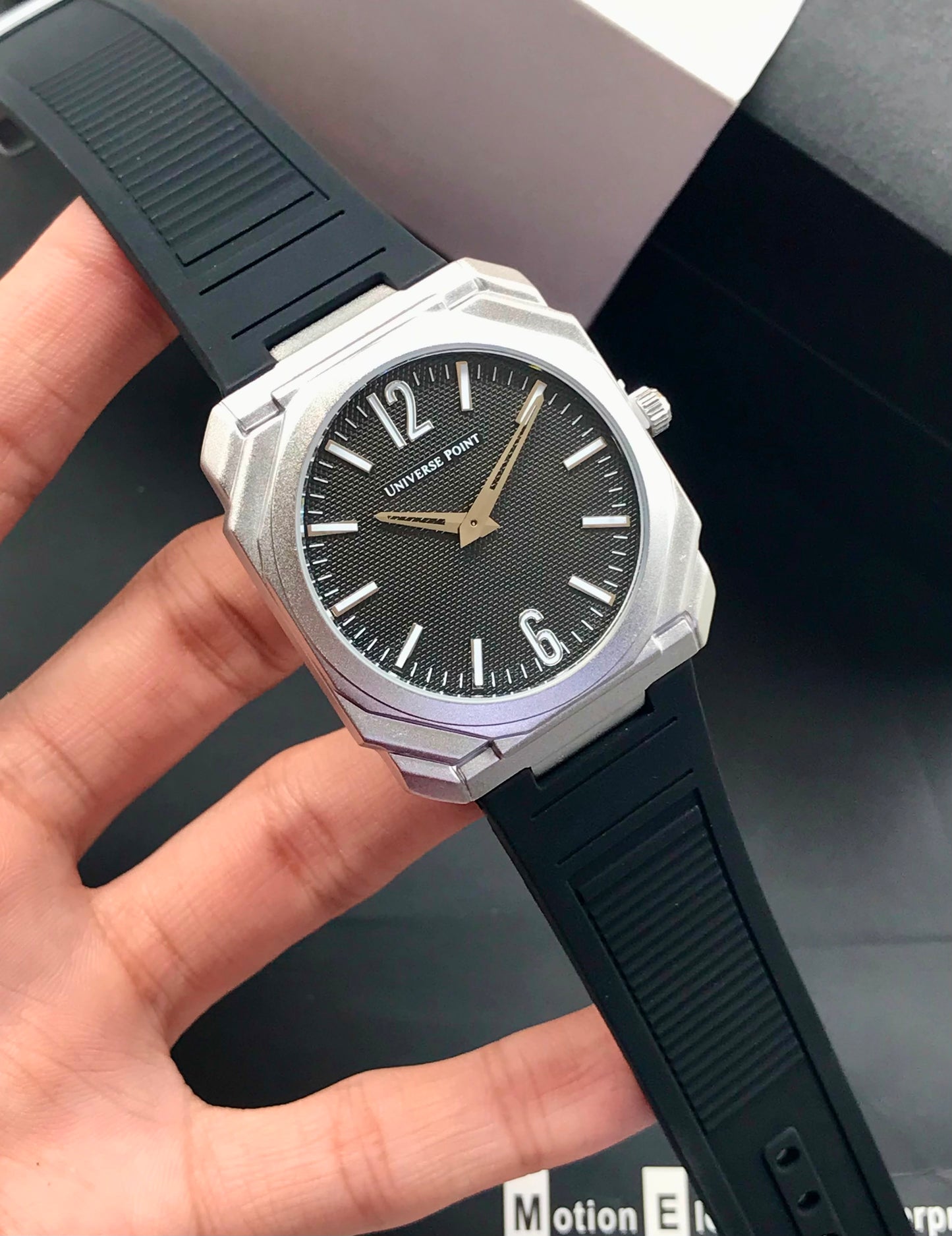 Men watch
